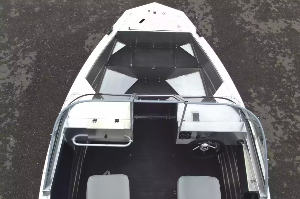 Алюминиевый катер Неман-450 DC NEW без покраски в Екатеринбурге