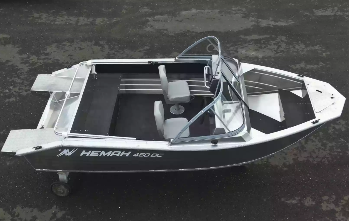 Алюминиевый катер Неман-450 DC NEW без покраски в Екатеринбурге