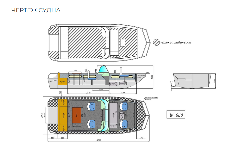 Алюминиевый катер Wyatboat-660 в Екатеринбурге