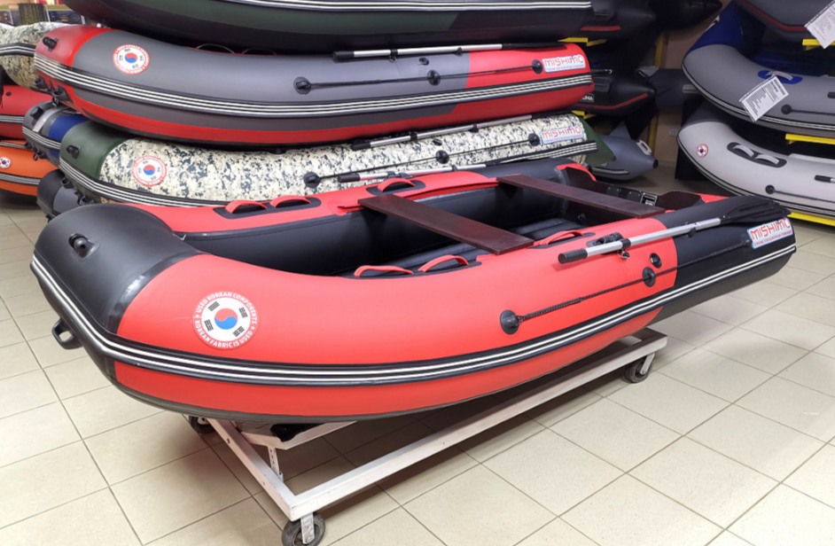 КОМПЛЕКТ Лодка MISHIMO PRO 350 + ЛОДОЧНЫЙ МОТОР MARLIN MP 9.9 (20) AMHS PRO в Екатеринбурге