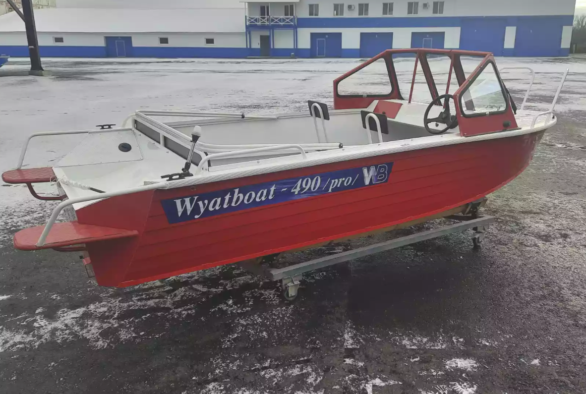 Алюминиевый катер Wyatboat-490 DCM Pro в Екатеринбурге