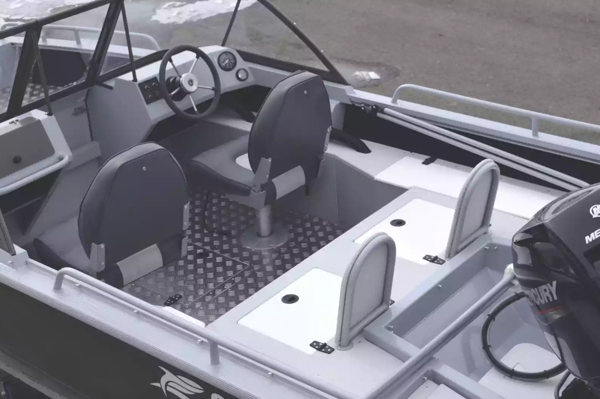 Алюминиевый катер Gold Fisher 480 DCM FISH в Екатеринбурге