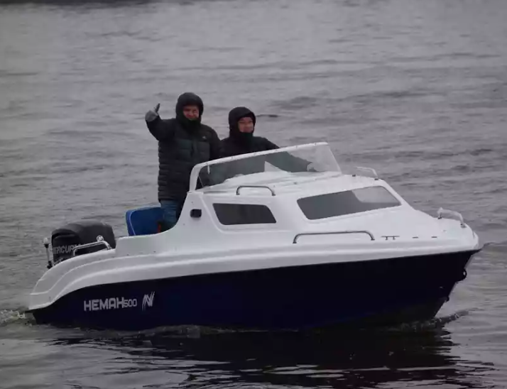 Комбинированный катер Neman-500 с каютой в Екатеринбурге
