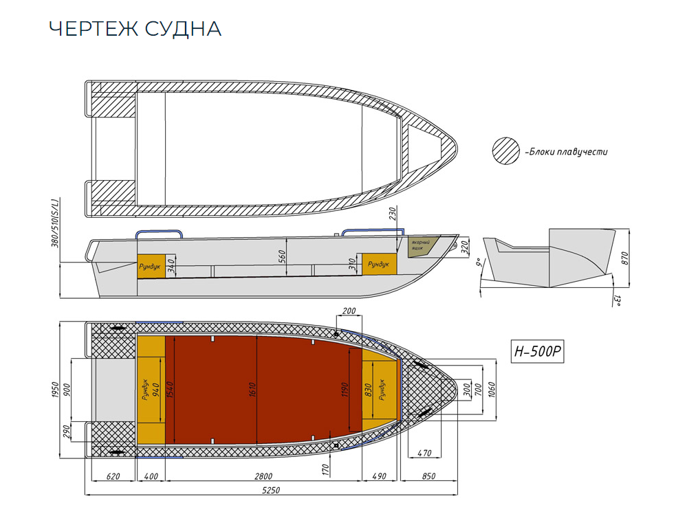 Алюминиевая лодка Неман-500 P в Екатеринбурге