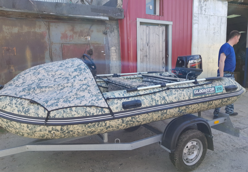 НАДУВНАЯ ЛОДКА GLADIATOR C370AL в Екатеринбурге