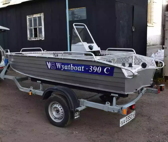 Алюминиевый катер Wyatboat-390 C в Екатеринбурге