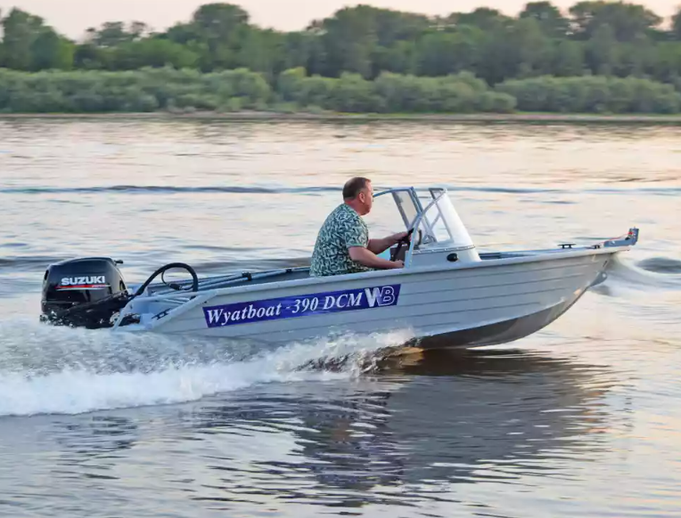 Алюминиевый катер Wyatboat-390 DCM в Екатеринбурге