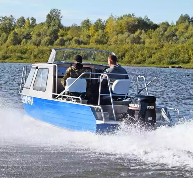 Алюминиевый катер Неман 550 с каютой в Екатеринбурге