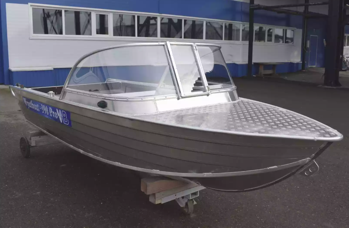 Алюминиевая лодка Wyatboat-390 Pro в Екатеринбурге