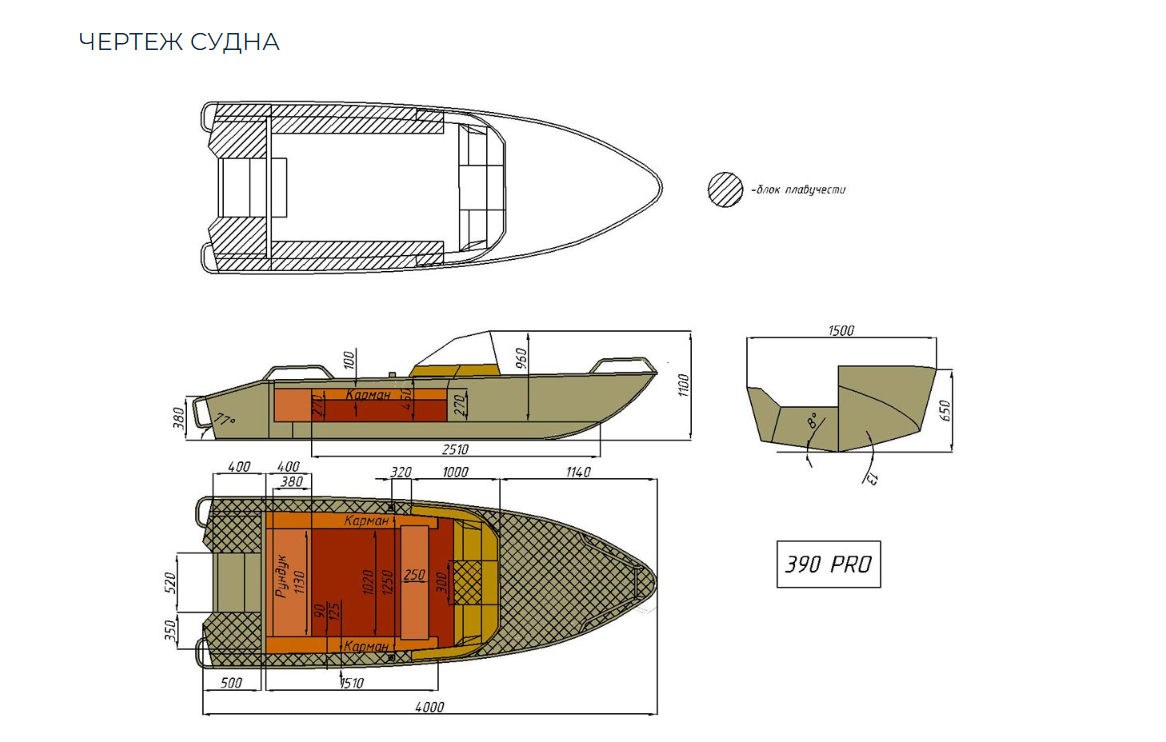 Алюминиевый катер Wyatboat-390 Pro в Екатеринбурге