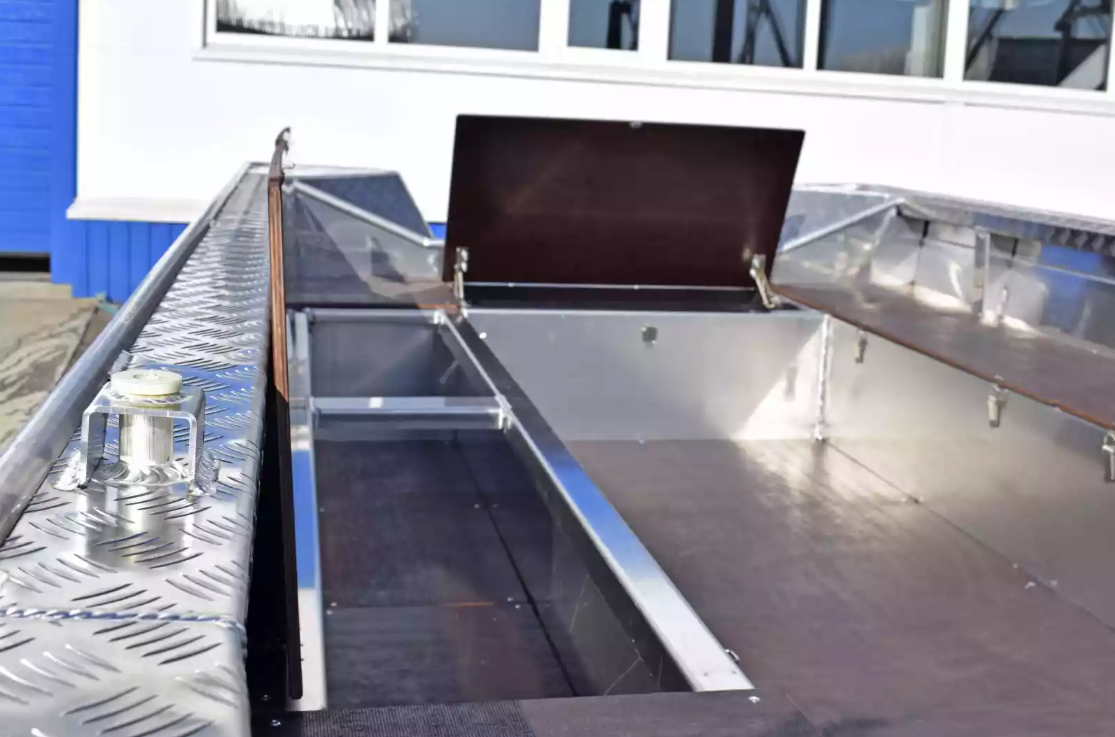 Алюминиевая лодка Wyatboat-490 Jonboat в Екатеринбурге