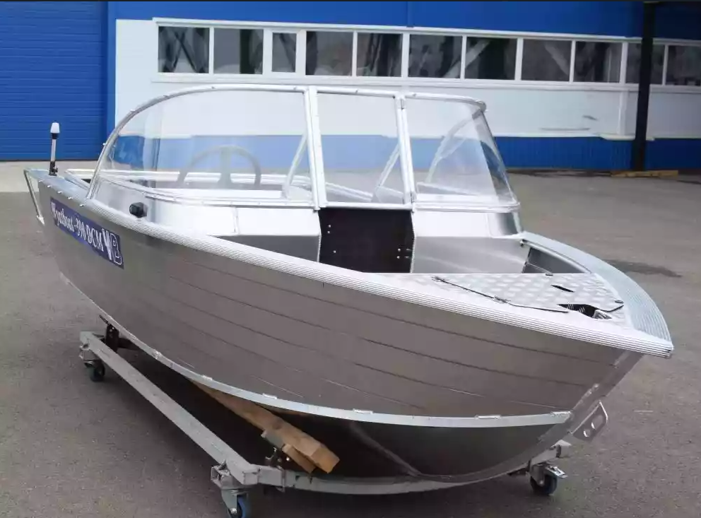 Алюминиевая лодка Wyatboat-390 DCM Увеличенный борт в Екатеринбурге