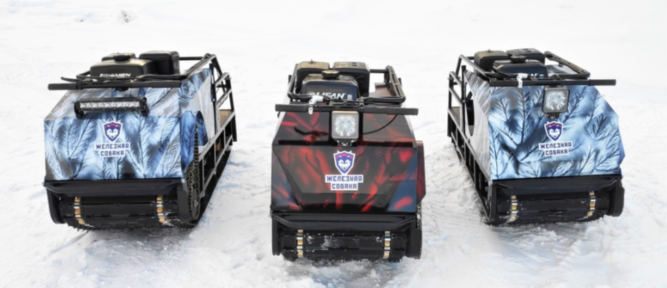 Мотобуксировщик Irondog (Железная собака) M500 20  Камуфляж Охотник в Екатеринбурге