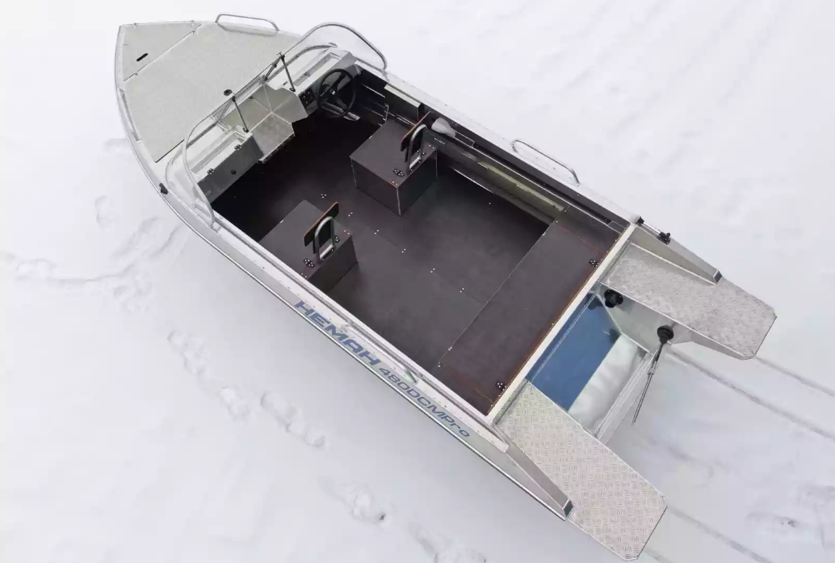 Алюминиевый катер Neman-480 DCM PRO в Екатеринбурге