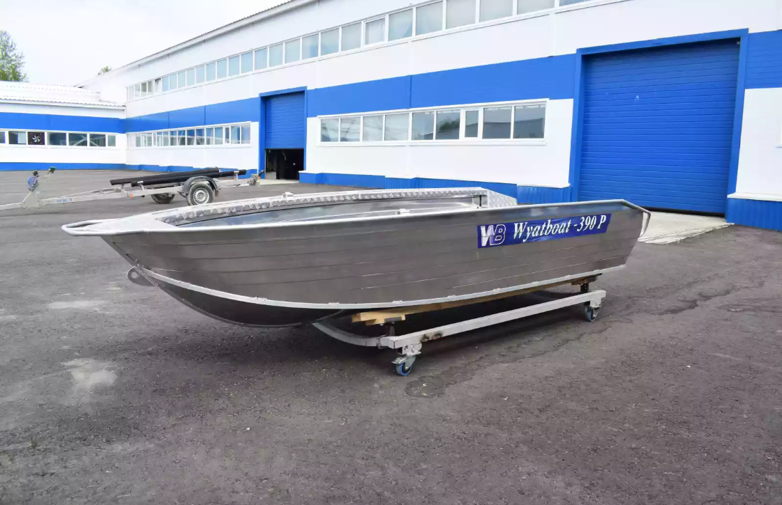 Алюминиевая лодка Wyatboat-390Р Увеличенный борт в Екатеринбурге