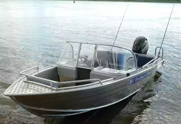 Алюминиевый катер Wyatboat-430T DCM Трансформер в Екатеринбурге