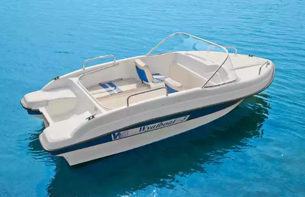 Стеклопластиковый катер Wyatboat-3 (c рундуками) в Екатеринбурге