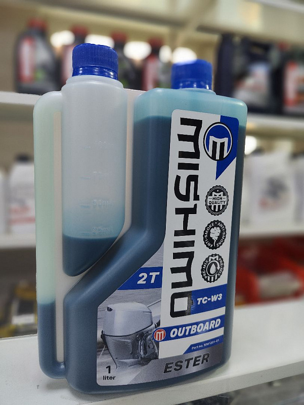 Масло MISHIMO 2T OUTBOARD (ESTER) полусинтетика 1 л в Екатеринбурге