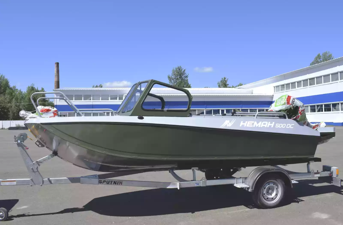 Алюминиевый катер Неман-500 DC Pro в Екатеринбурге