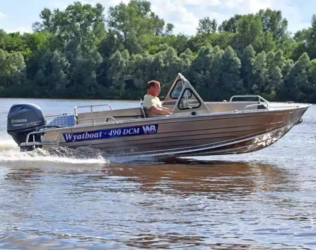 Алюминиевый катер Wyatboat-490 DCM Pro в Екатеринбурге