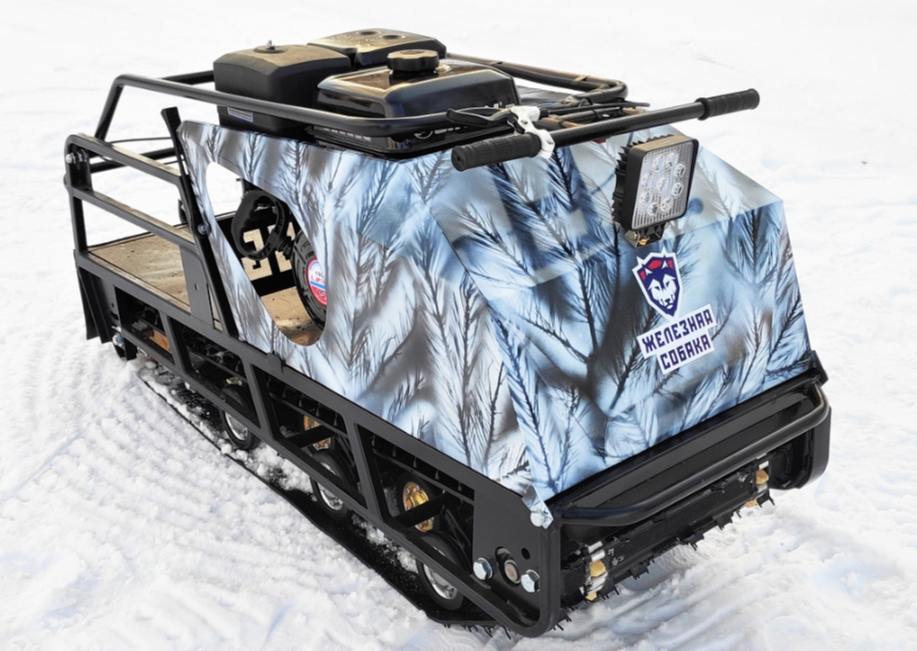 Мотобуксировщик Irondog (Железная собака) M500 20  Камуфляж Охотник в Екатеринбурге