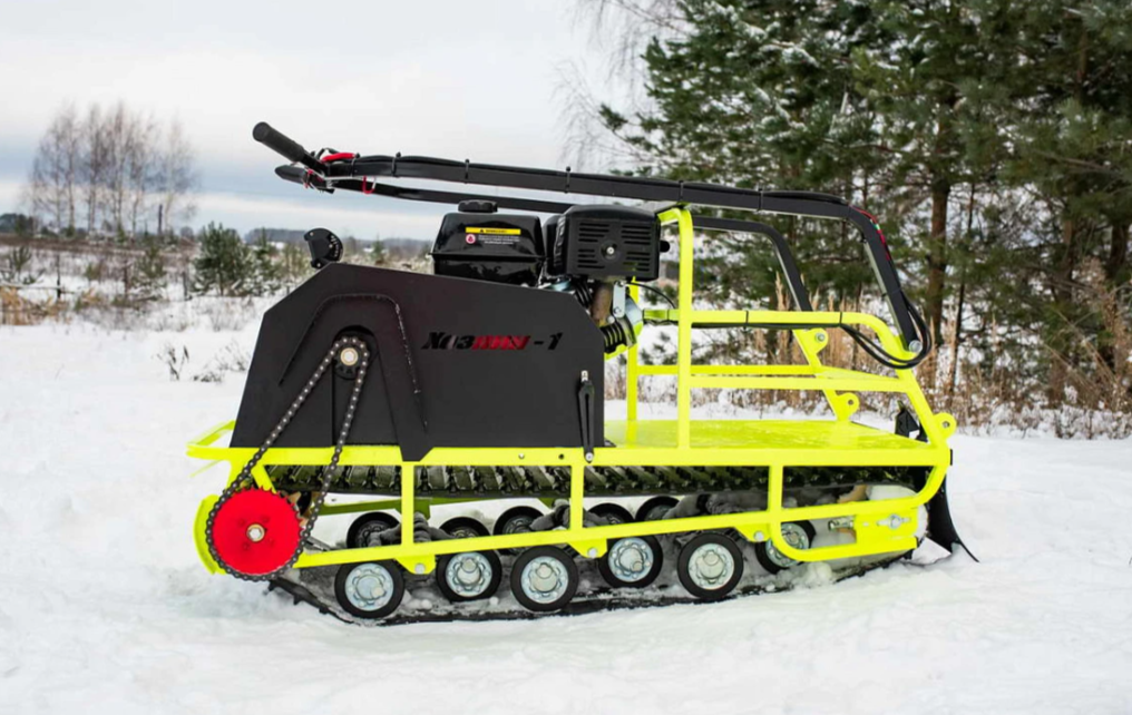 Мотобуксировщик Бурлак ХОЗЯИН-1 (капот металл) в Екатеринбурге