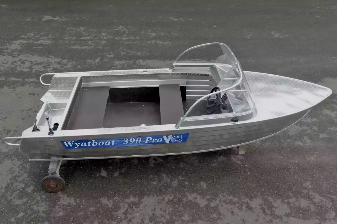 Алюминиевая лодка Wyatboat-390 Pro в Екатеринбурге