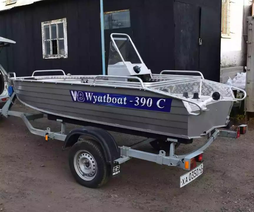 Алюминиевая лодка Wyatboat-390 C в Екатеринбурге