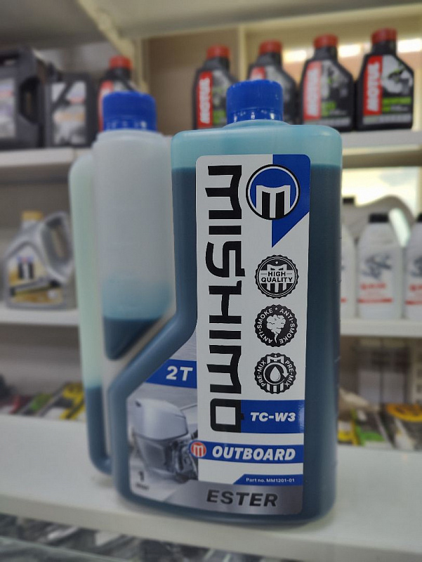 Масло MISHIMO 2T OUTBOARD (ESTER) полусинтетика 1 л в Екатеринбурге