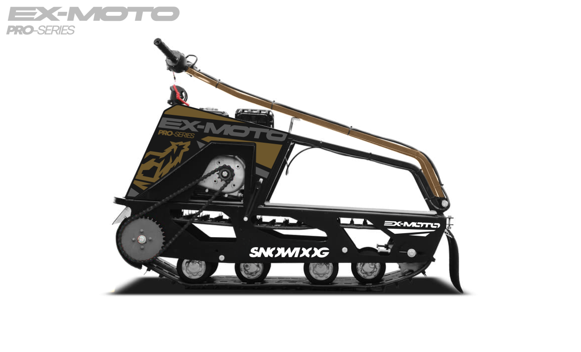 Мотобуксировщик EX-MOTO SNOWDOG S380 8л.с. в Екатеринбурге