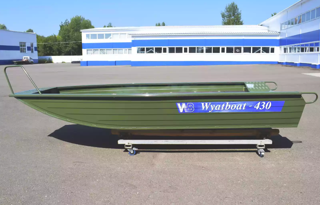 Алюминиевая лодка  Wyatboat-430 Master Fish в Екатеринбурге
