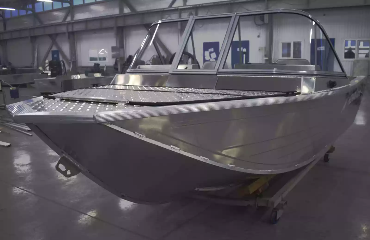 Алюминиевый катер Неман-450 DC NEW без покраски в Екатеринбурге