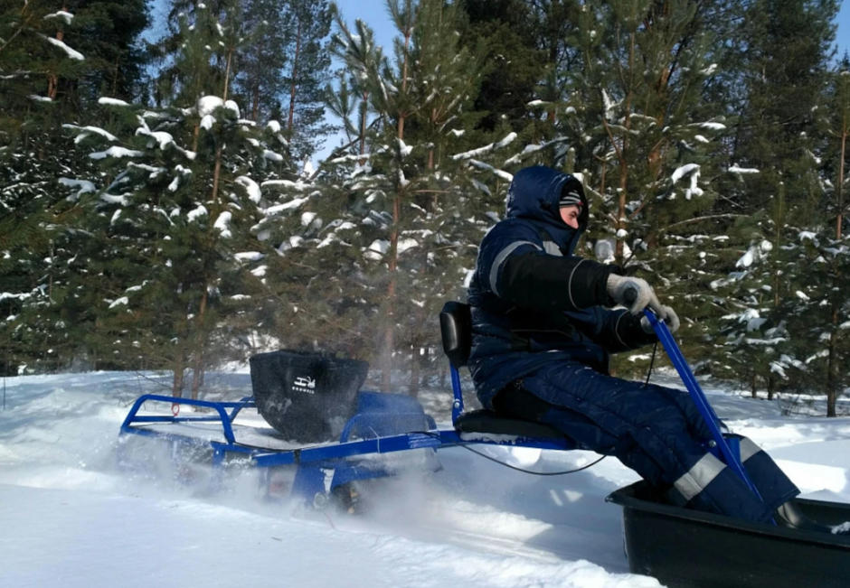 Мотобуксировщик толкач Альбатрос-XL8 с модулем. Без фары, тележки в Екатеринбурге