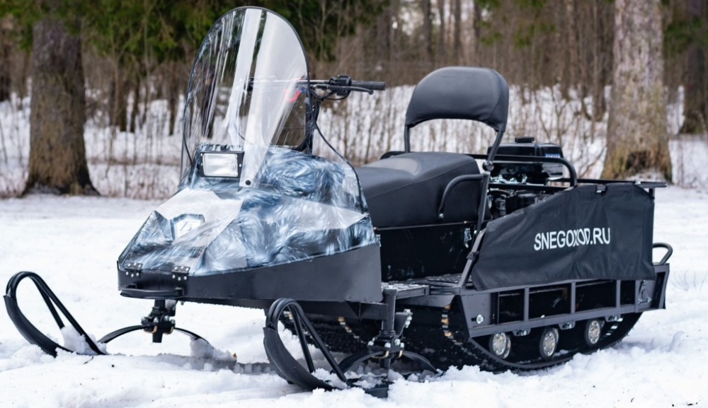 Миниснегоход Бурлак Егерь Экспедитор 17 л.с. , реверс, тормоз, капот белый в Екатеринбурге