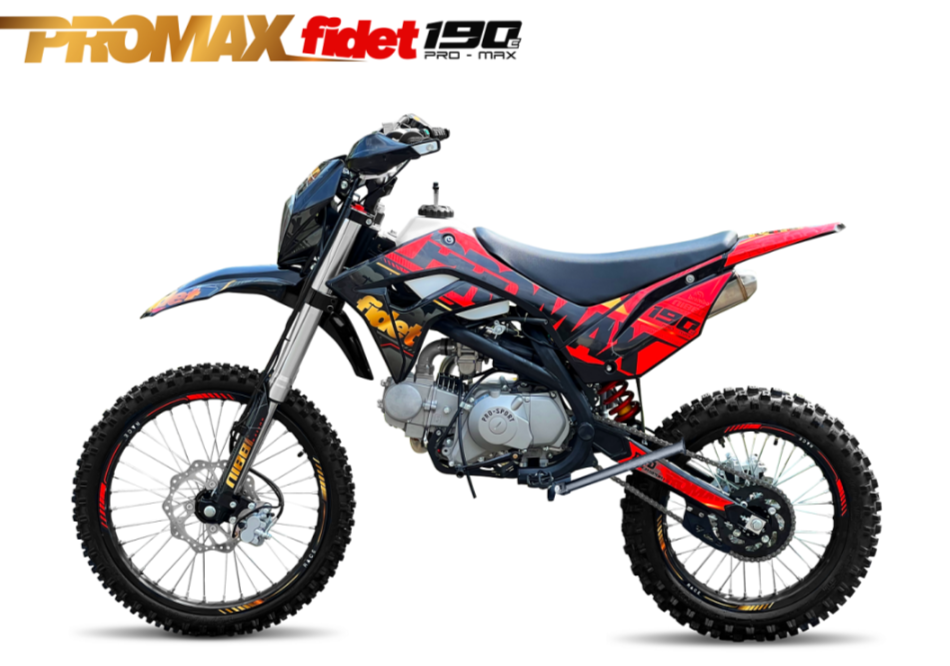 Мотоцикл (питбайк) PROMAX FIDET (ФАЙДЕТ) 190E MAX PRO LUX 19/16 в Екатеринбурге