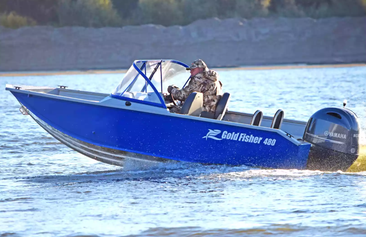 Алюминиевый катер Gold Fisher 480 DCM FISH в Екатеринбурге