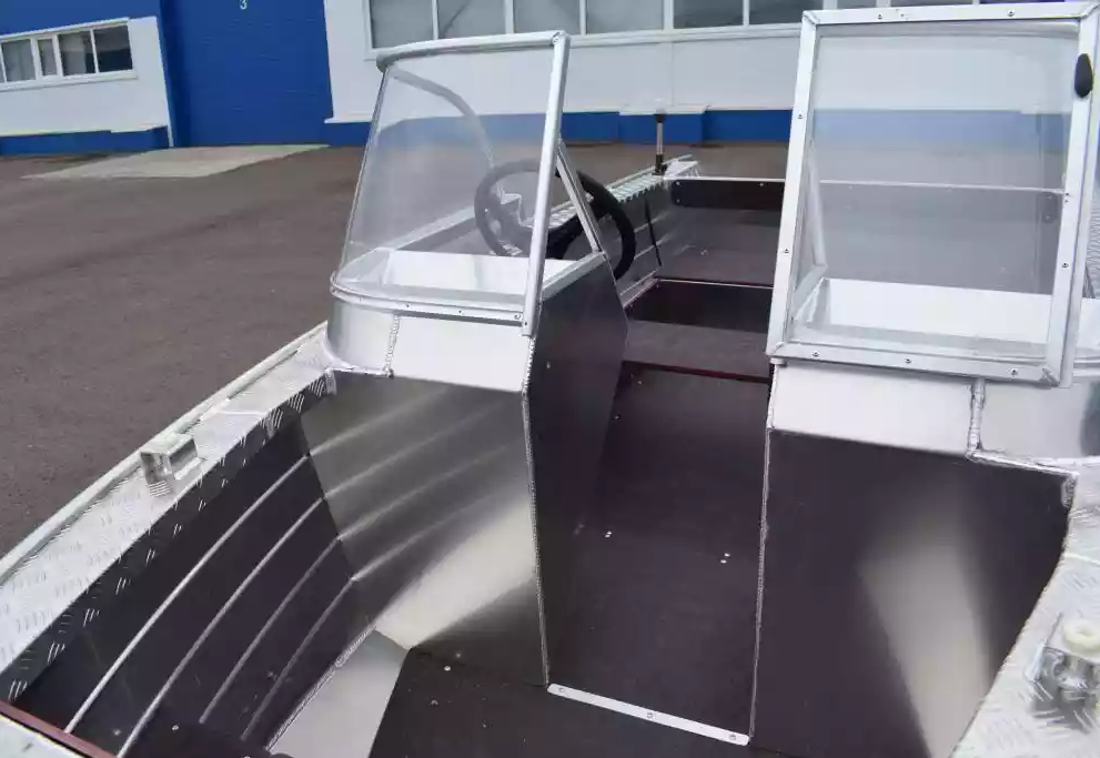 Алюминиевая лодка Wyatboat-390 DCM Увеличенный борт в Екатеринбурге
