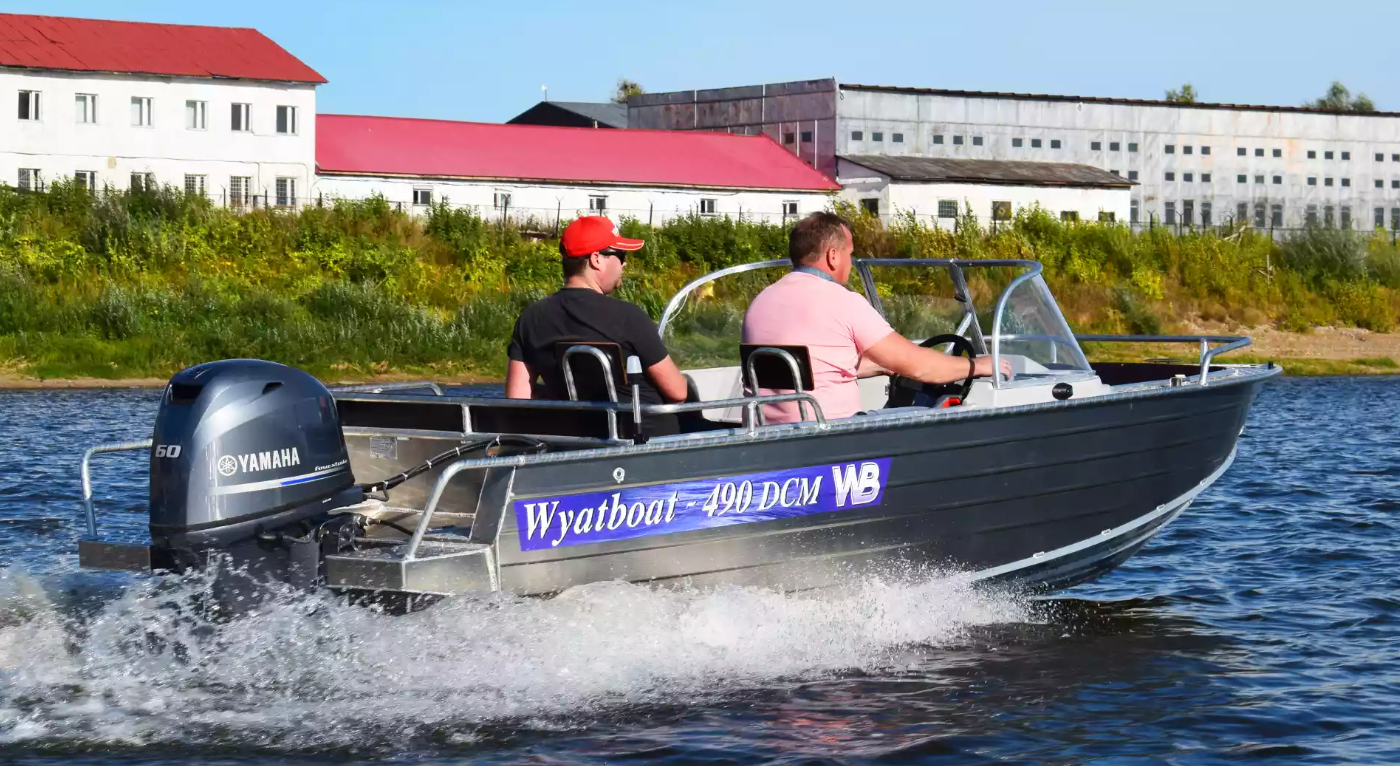 Алюминиевый катер Wyatboat-490 DCM в Екатеринбурге