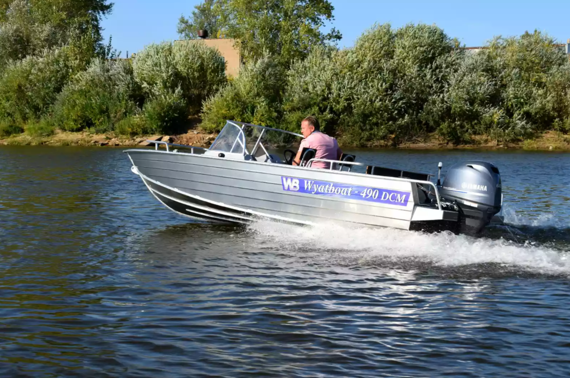 Алюминиевый катер Wyatboat-490 DCM в Екатеринбурге