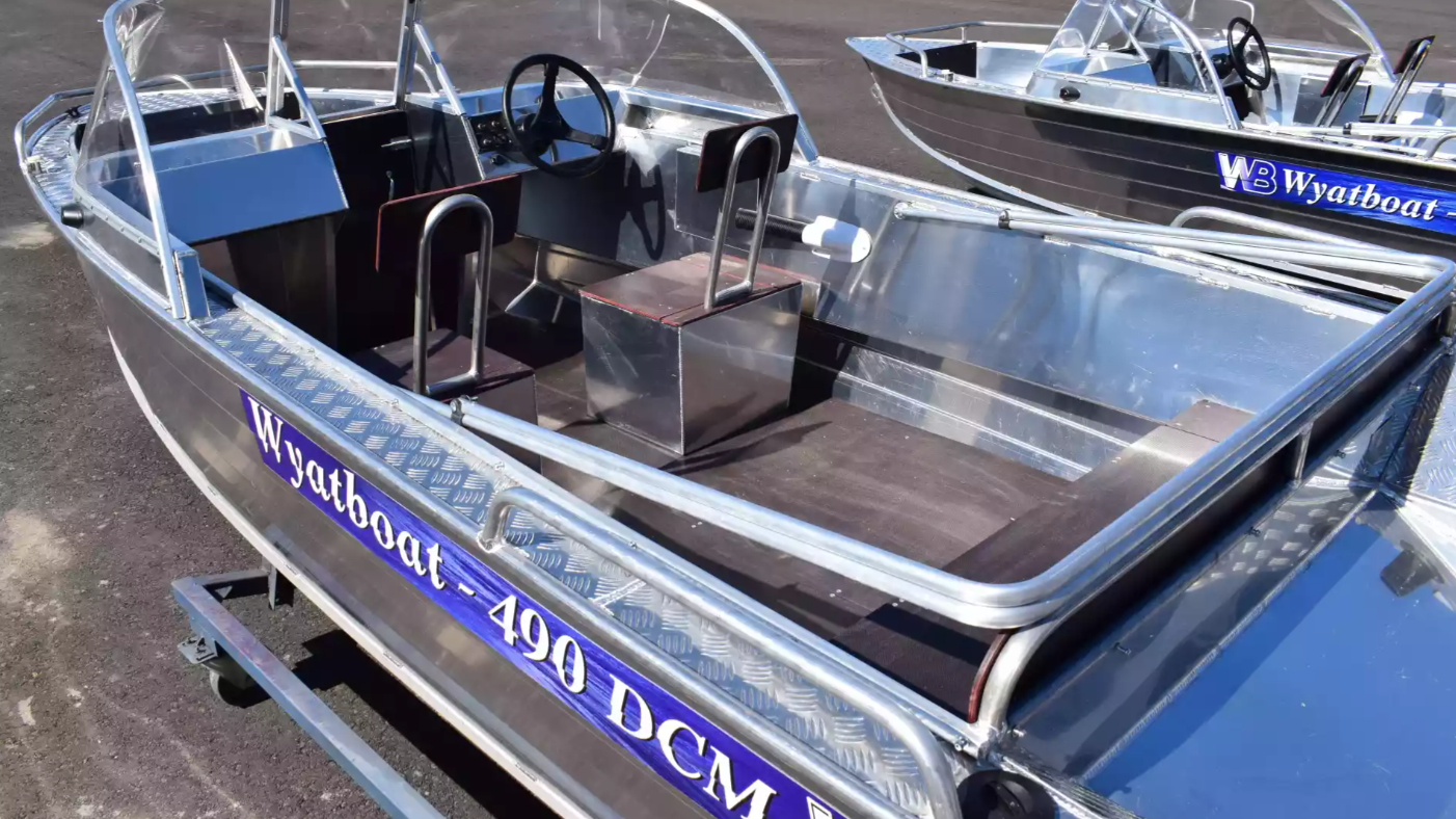 Алюминиевый катер Wyatboat-490 DCM в Екатеринбурге