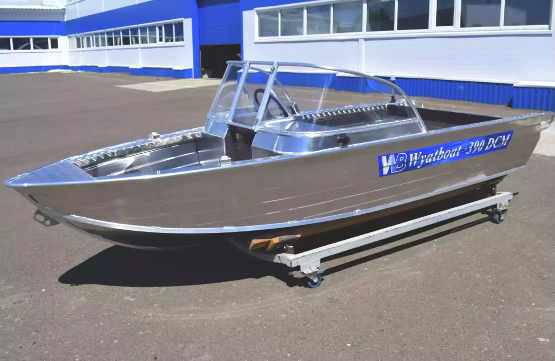 Алюминиевая лодка Wyatboat-390 DCM в Екатеринбурге