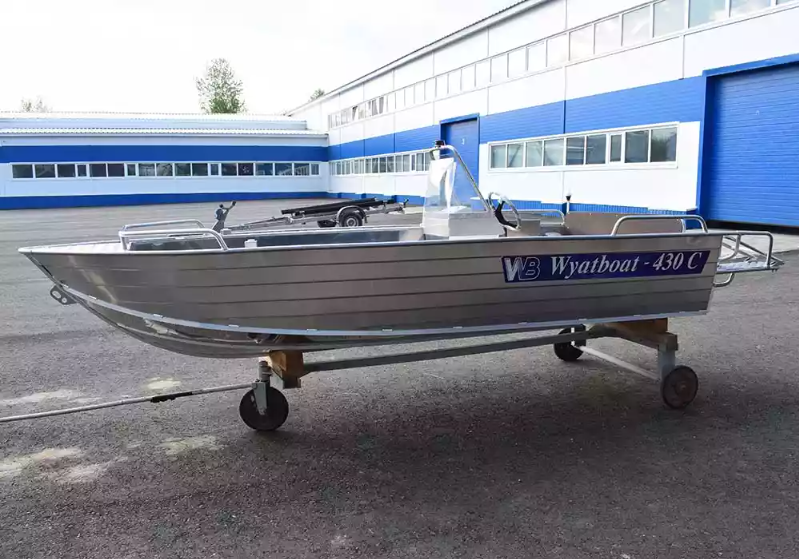 Алюминиевый катер Wyatboat-430 C в Екатеринбурге