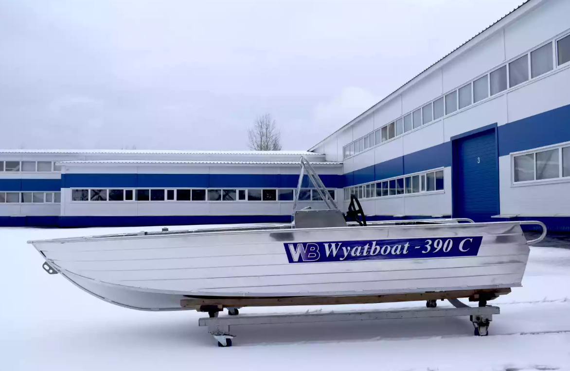 Алюминиевый катер Wyatboat-390 C в Екатеринбурге