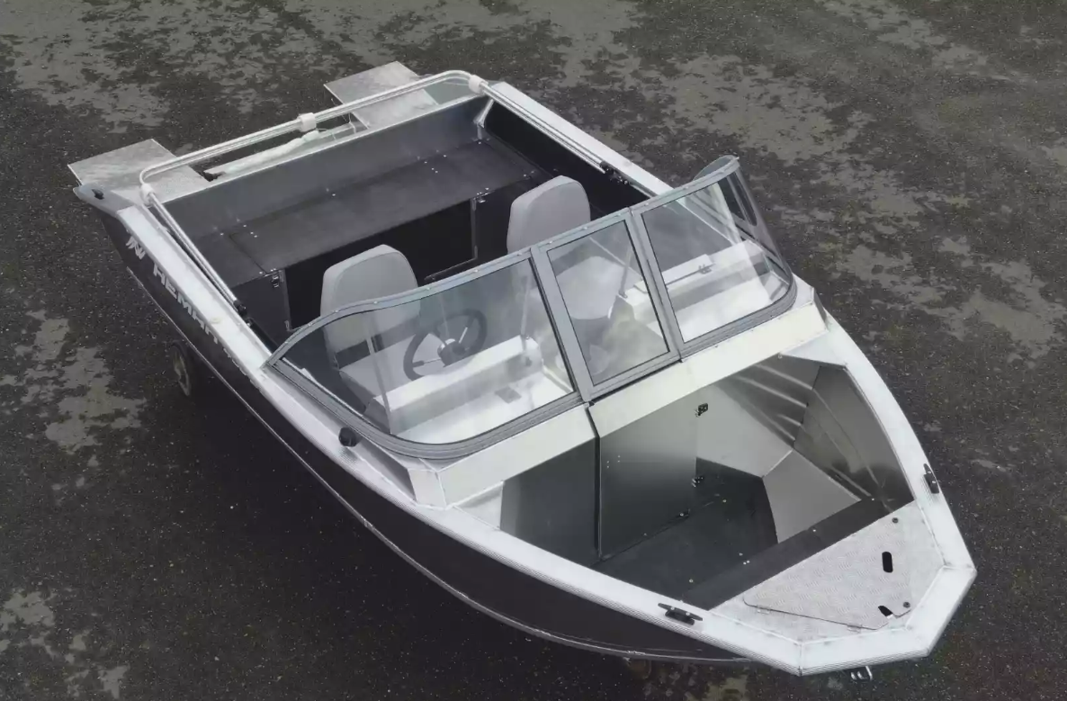 Алюминиевый катер Неман-450 DC NEW без покраски в Екатеринбурге