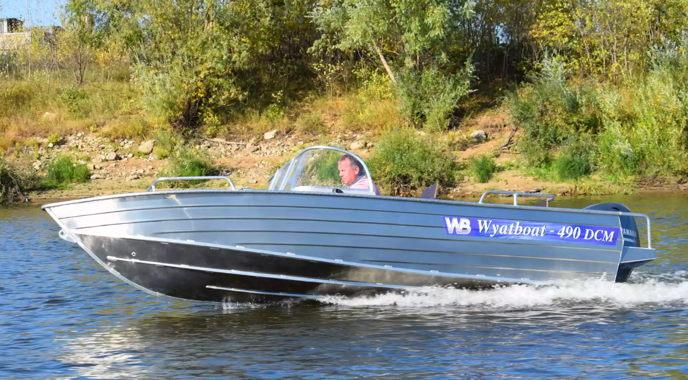 Алюминиевый катер Wyatboat-490 DCM в Екатеринбурге