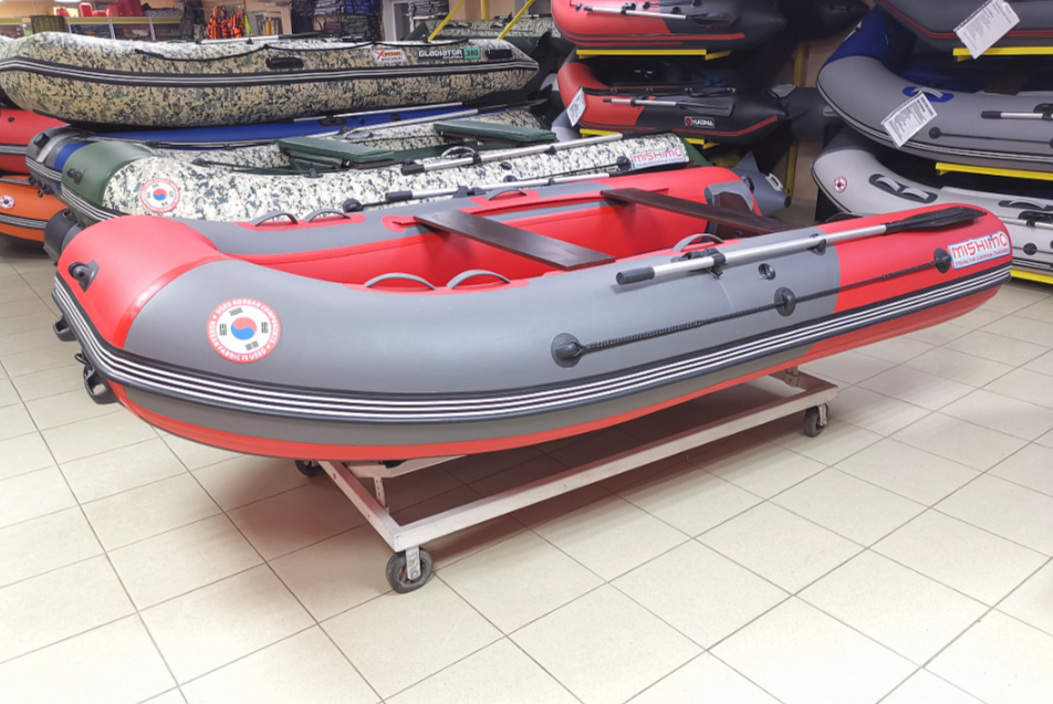 КОМПЛЕКТ Лодка MISHIMO PRO 350 + ЛОДОЧНЫЙ МОТОР MARLIN MP 9.9 (20) AMHS PRO в Екатеринбурге