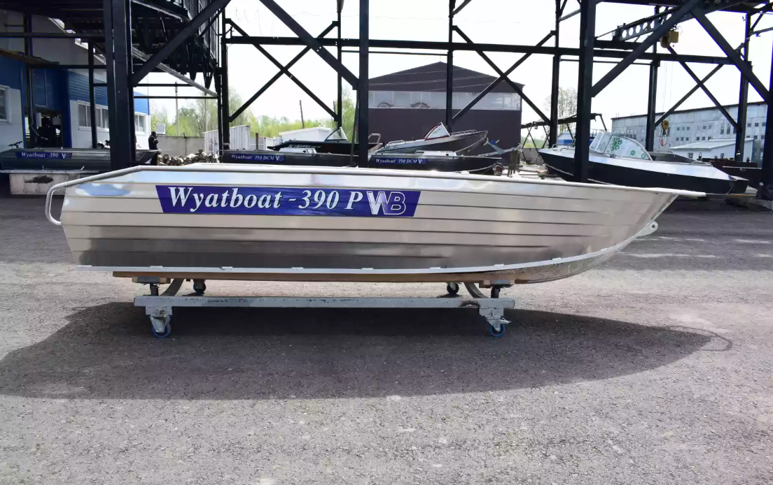 Алюминиевая лодка Wyatboat-390Р Увеличенный борт в Екатеринбурге