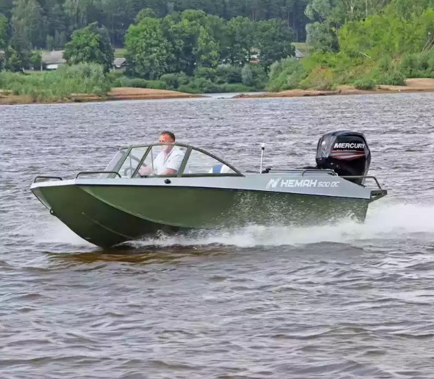 Алюминиевый катер Неман 500 DC водомёт в Екатеринбурге