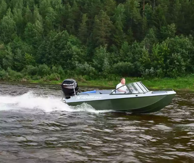 Алюминиевый катер Неман 500 DC водомёт в Екатеринбурге