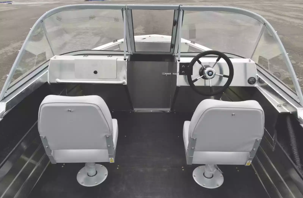 Алюминиевый катер Неман-450 DC NEW без покраски в Екатеринбурге